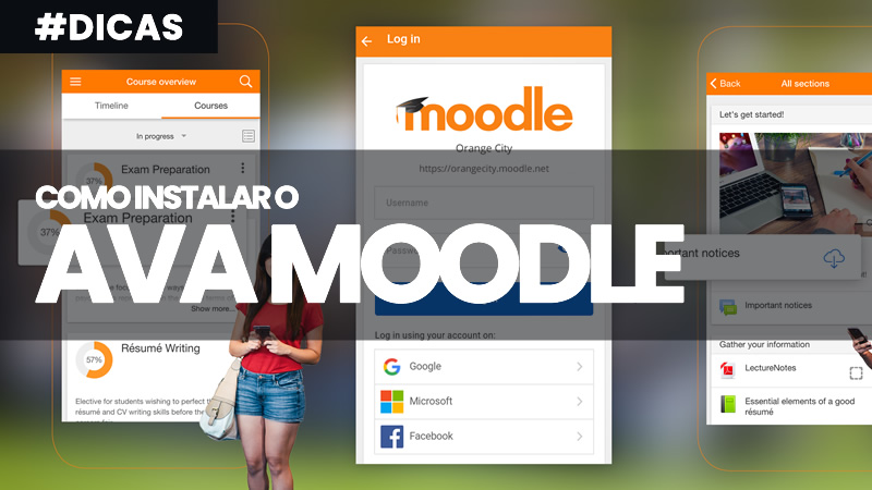 Moodle é um software livre que você pode usar para construir um site de plataforma de aprendizagem.