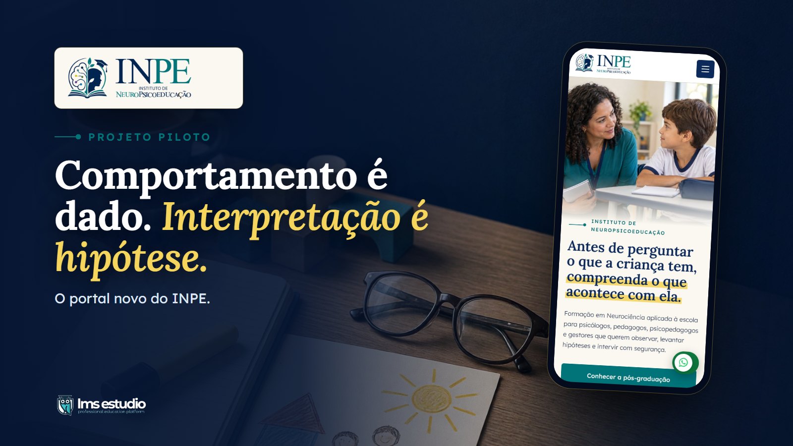 Antes e depois: o portal novo do INPE, com o método de observação na página inicial