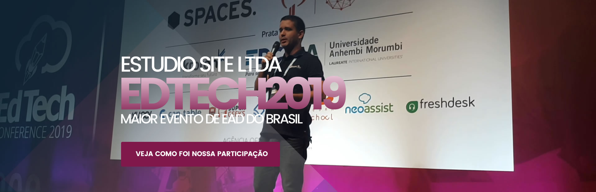 A agência de desenvolvimento de software Estúdio Site Ltda possui mais de dez anos de expertise na criação e implantação de projetos de educação a distância no Brasil e também fora do país, temos a equipe completa para que sua Instituição possa iniciar ou aprimorar seu ensino online.