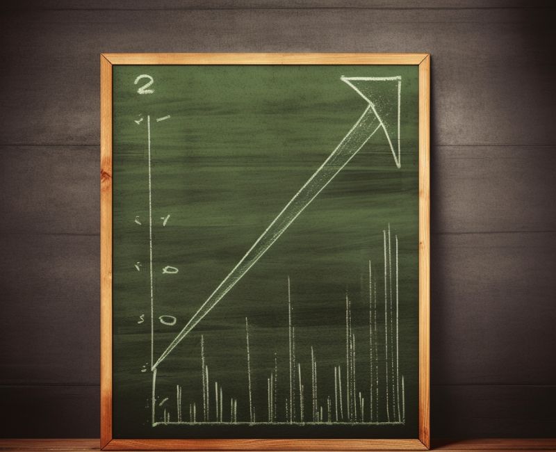 Gráfico mostrando a tendência de crescimento na utilização de LXP e aprendizagem personalizada