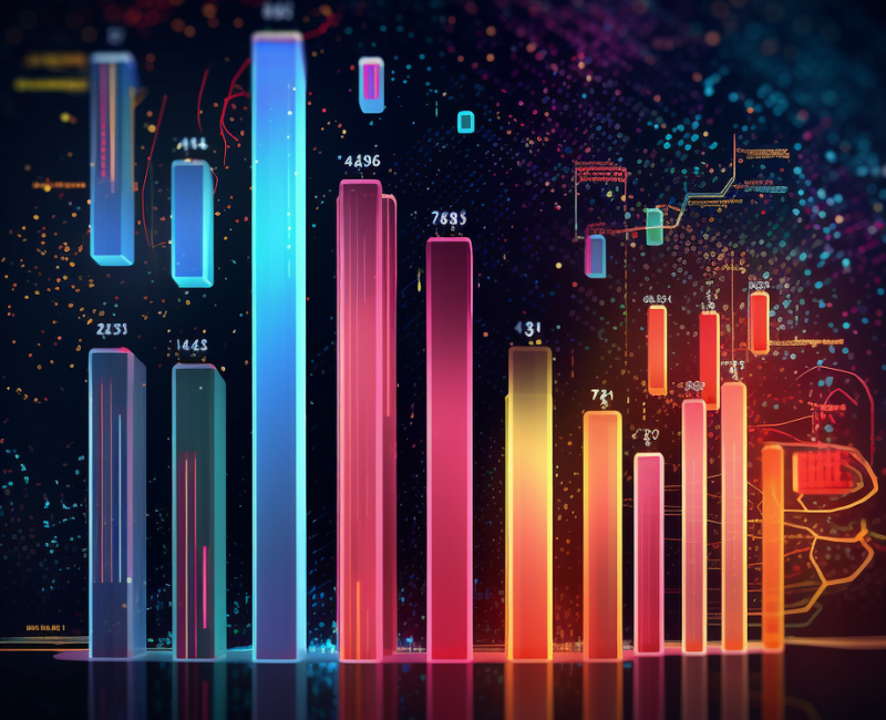 Gráfico mostrando insights impulsionados por dados