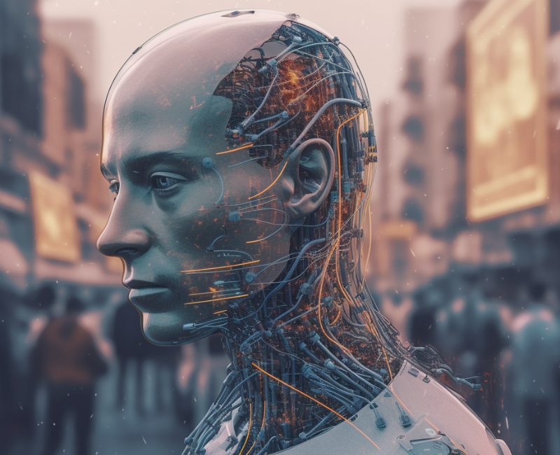 Imagem representando o futuro da IA nas LXPs