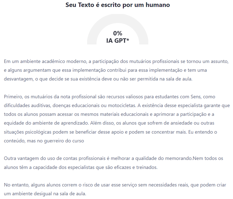 humanizador de IA online - passo 3